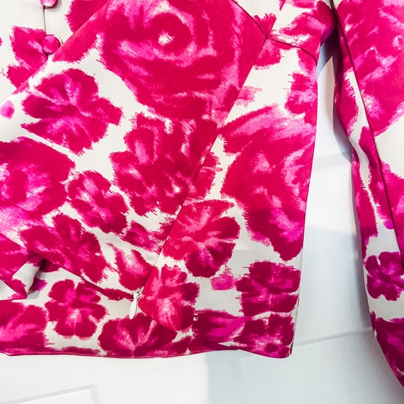 Jcrew Floral V-neck Button Blouse - Picture 5 of 8